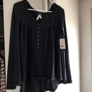 FREE people black thermal size XS